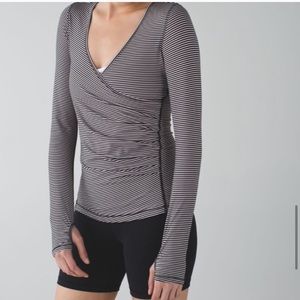 Lululemon Sunset Salutations Wrap Shirt 4 or 6